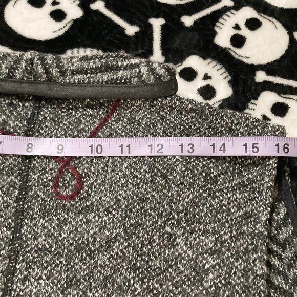 DOLCEZZA Long grey black wool blend open front vest ~ MEDIUM LARGE XL 1X duster - Picture 12 of 14